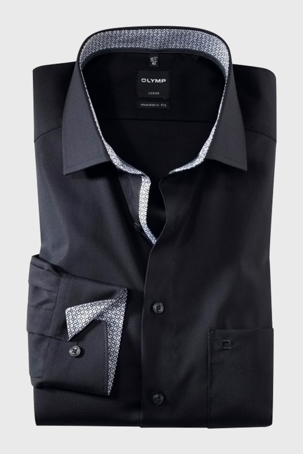 ΠΟΥΚΑΜΙΣΟ OLYMP - 68 ΜΑΥΡΟ